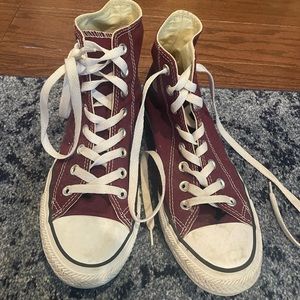 Maroon Converse